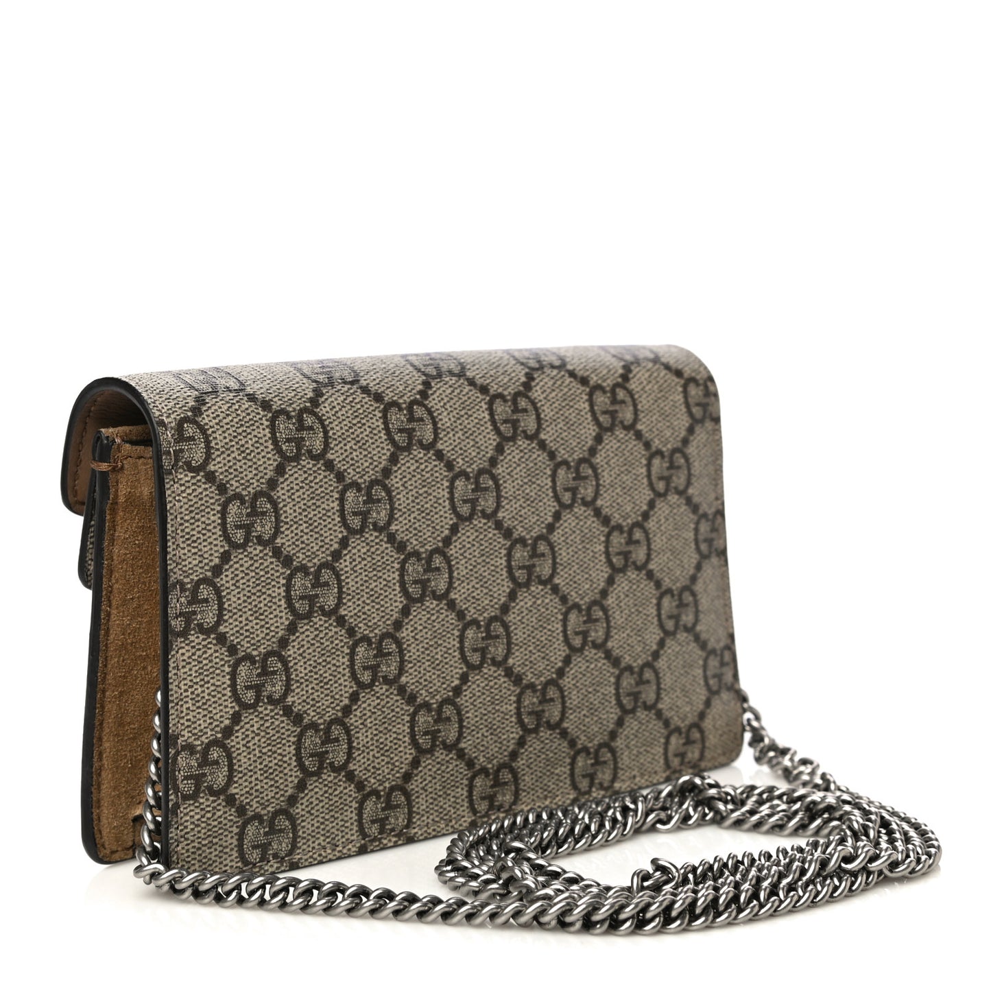 GG Supreme Monogram Super Mini Dionysus Shoulder Bag Taupe