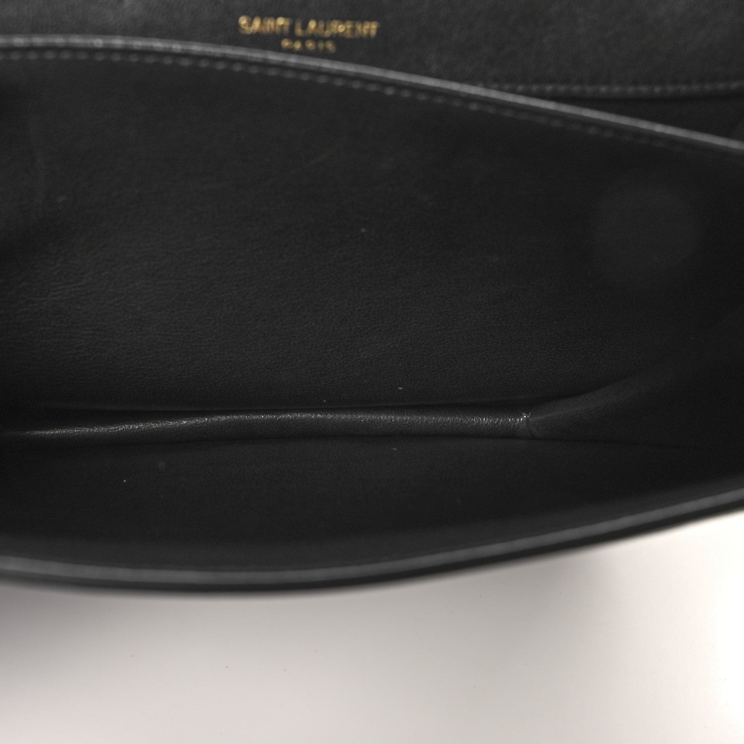 Saint Laurent Lambskin Quilted Monogram Medium Solferino Satchel Black 6 of 10