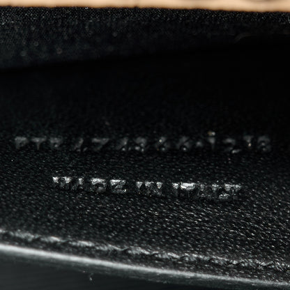Saint Laurent Calfskin Crocodile Embossed Small Classic Monogram Kate Tassel Satchel Nude Powder 8 of 11