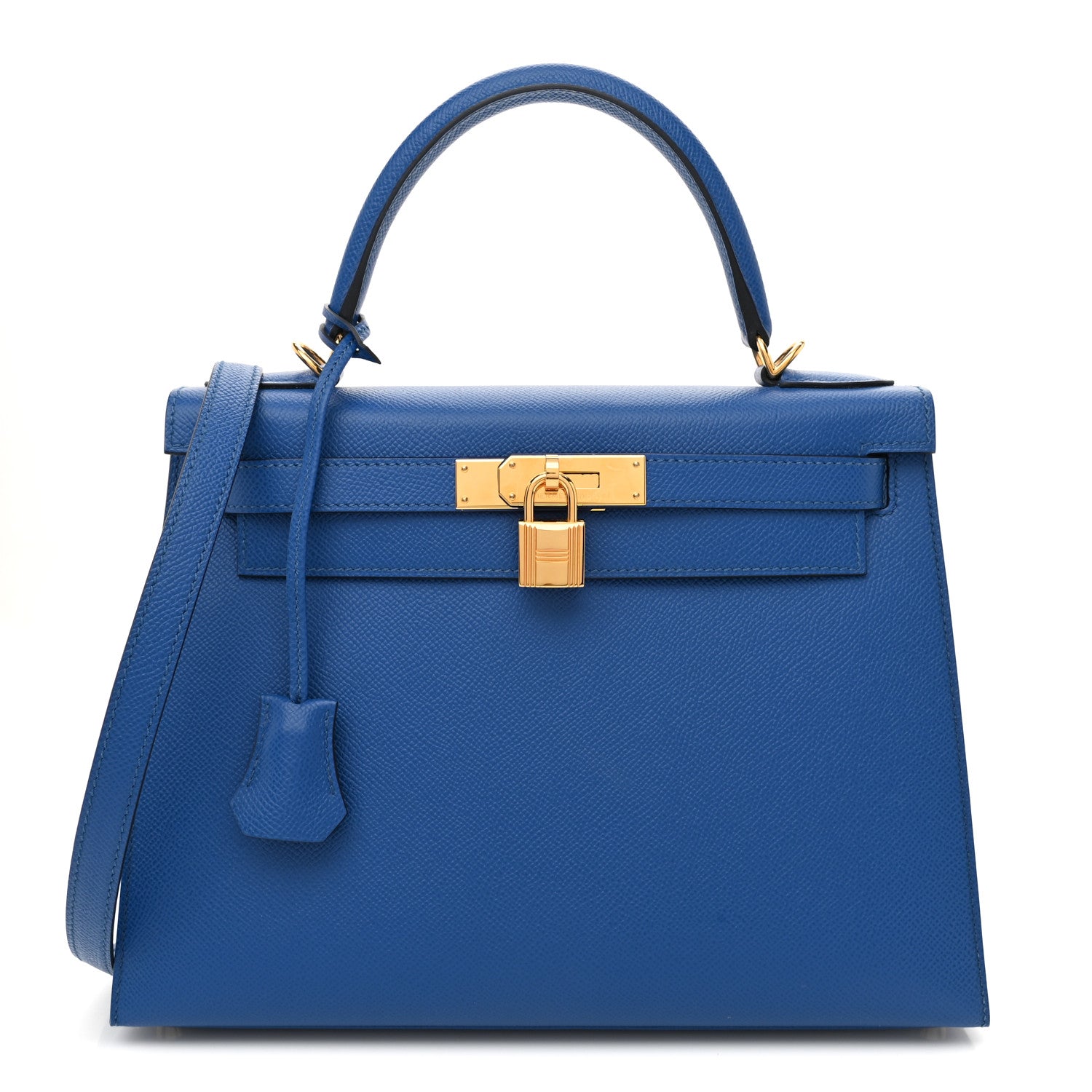 Hermes Epsom Kelly Sellier 28 Bleu France 1 of 11
