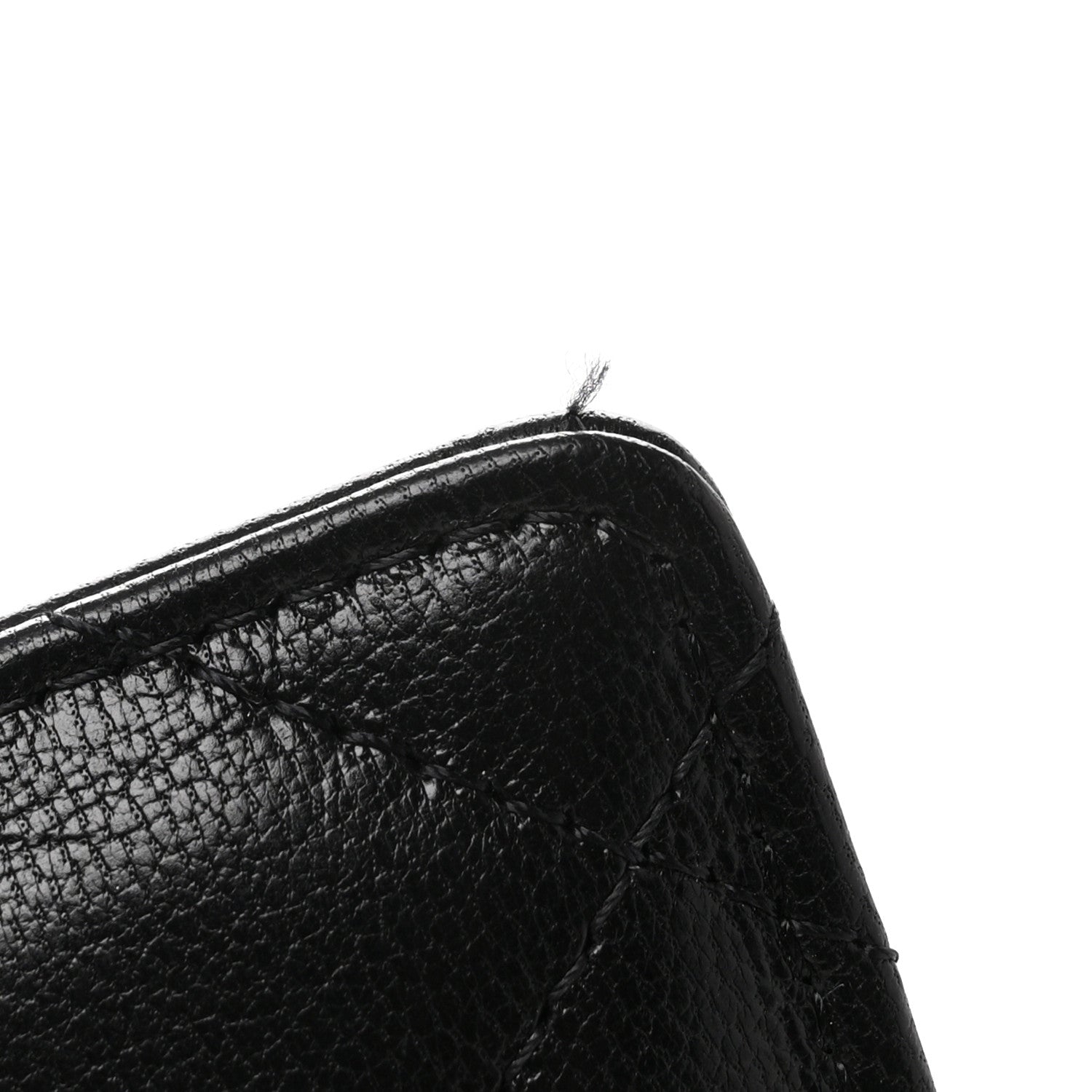 Chanel Shiny Goatskin Quilted Chanel 19 Card Holder On Chain Black 8 of 8