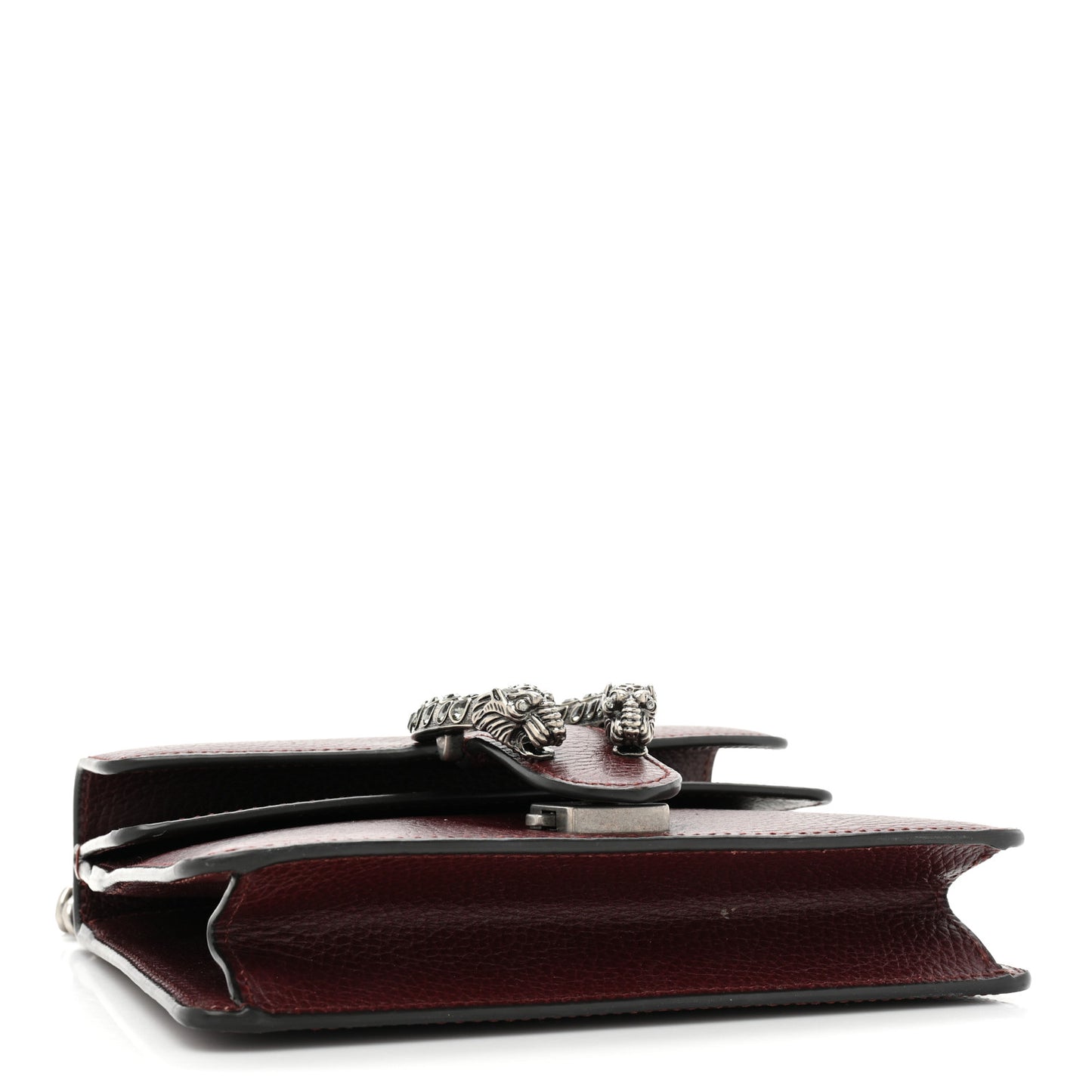 Dollar Calfskin Crystal Mini Dionysus Shoulder Bag Vintage Bordeaux