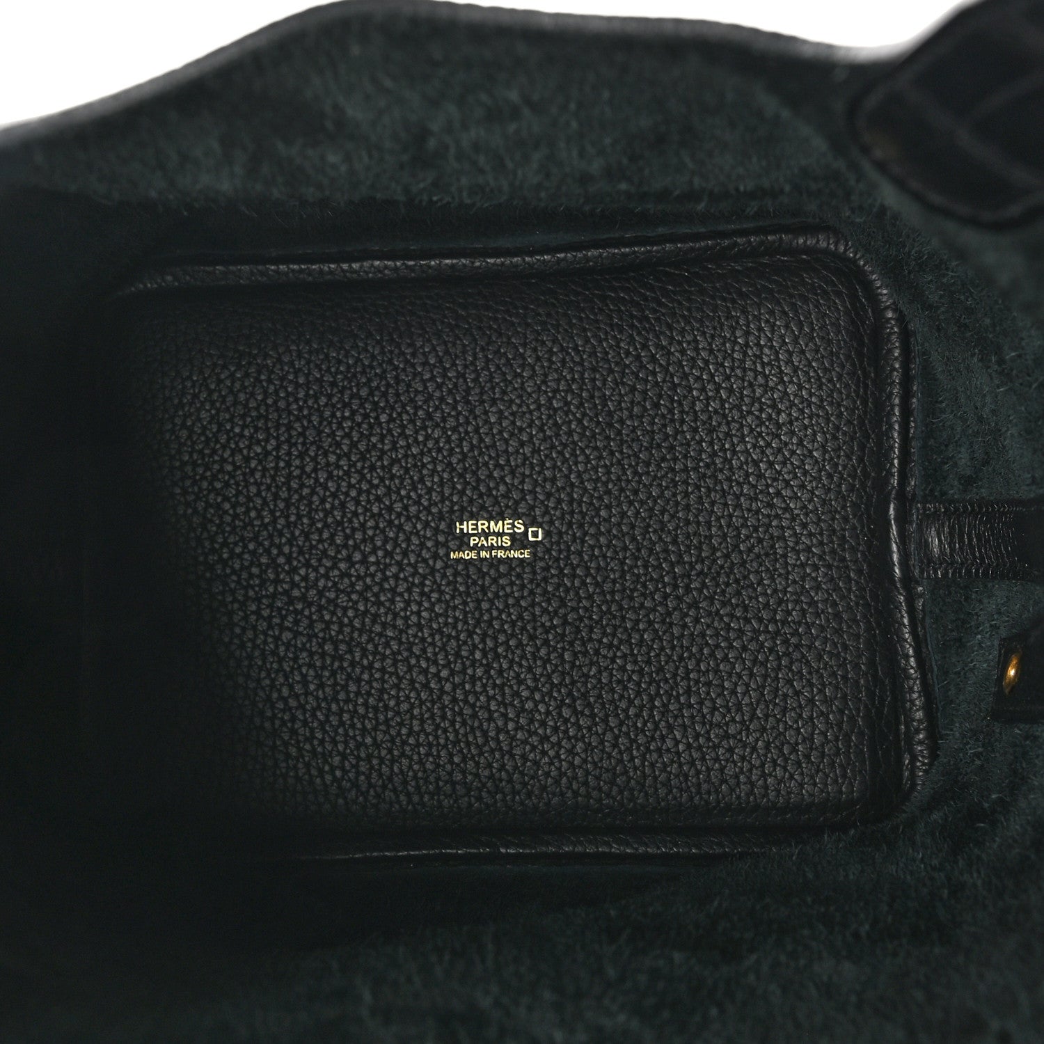 Hermes Taurillon Clemence Matte Alligator Picotin Lock Touch 18 PM Black 5 of 10