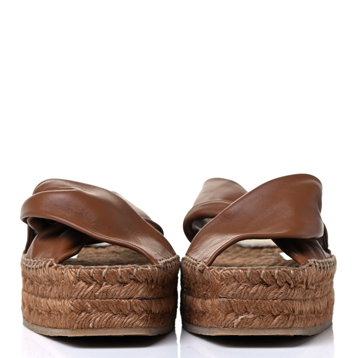 Nappa Daja 45 Espadrille Sandals 38 Cuoio