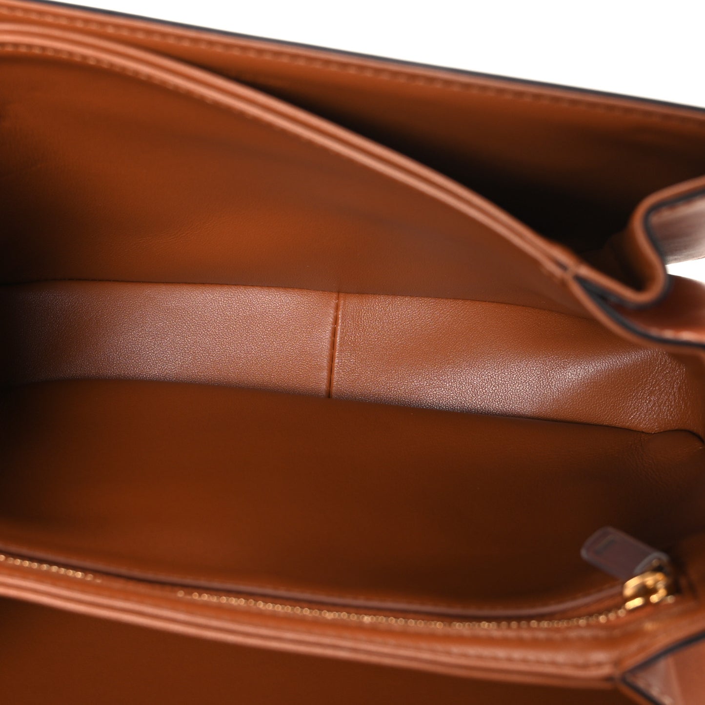 Natural Calfskin Medium Triomphe Tan
