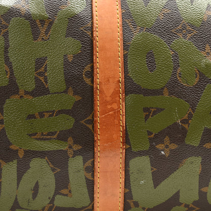 Louis Vuitton Graffiti Keepall 50 Kaki 10 of 17