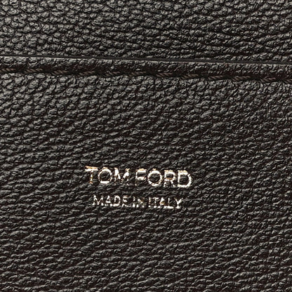 Tom Ford Pebbled Calfskin Large Jennifer Dark Brown 7 of 30