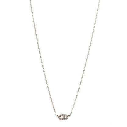 Christian Dior 18K Yellow Gold Diamond Pendant Necklace 1 of 6