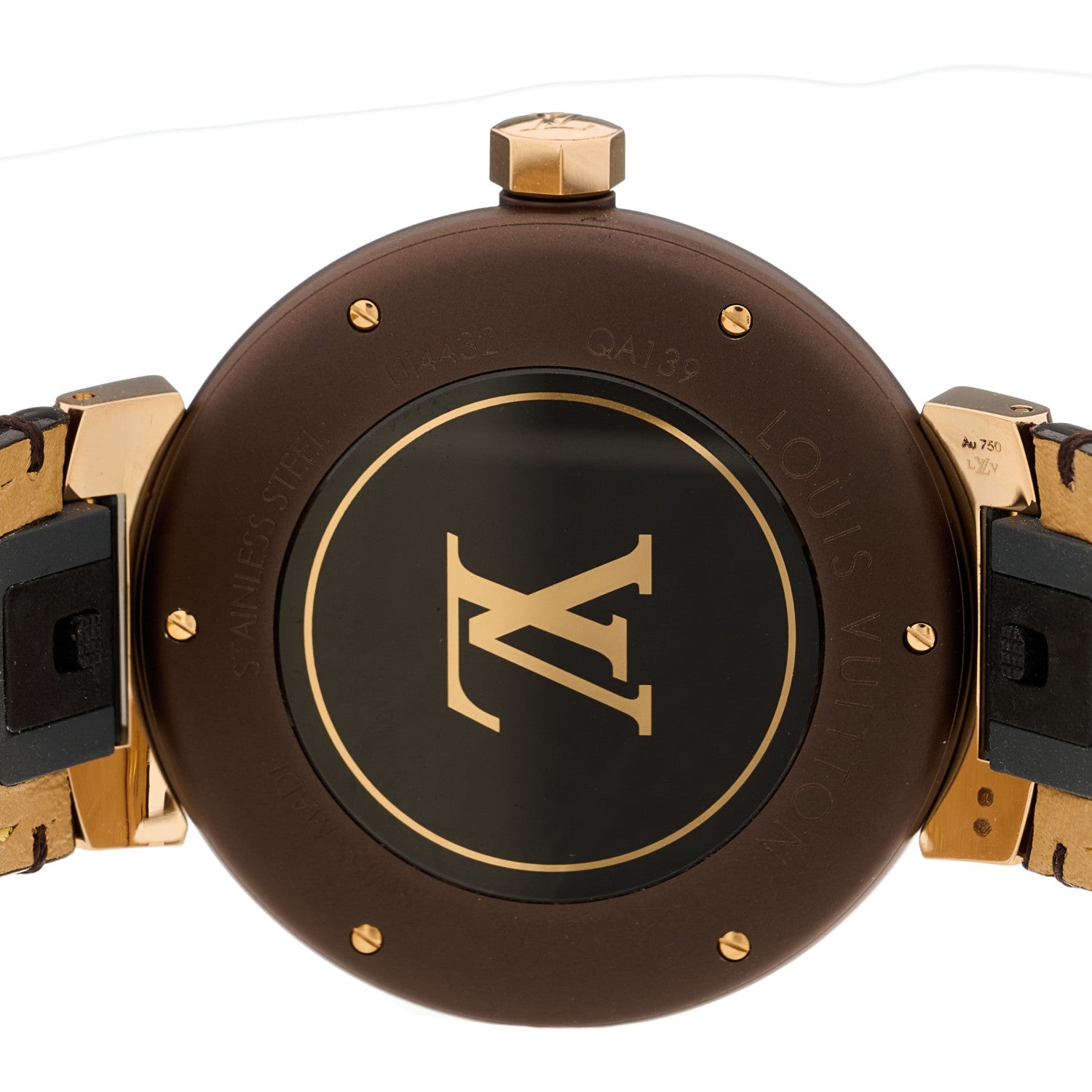 Louis Vuitton Stainless Steel Monogram 39mm Tambour Monogram Quartz Watch 4 of 4