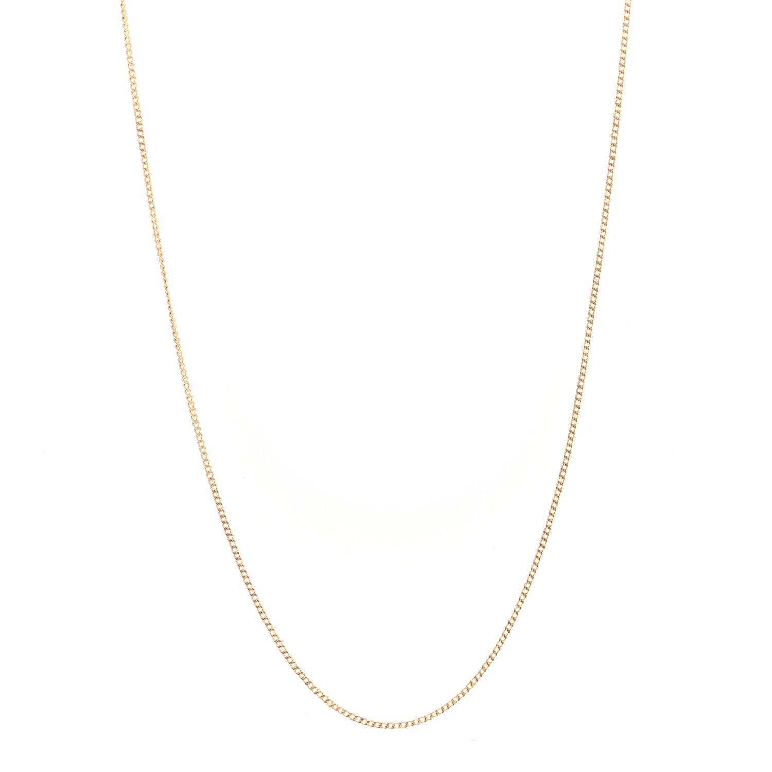 Cartier 18K Yellow Gold Chain Necklace 19" 1 of 5