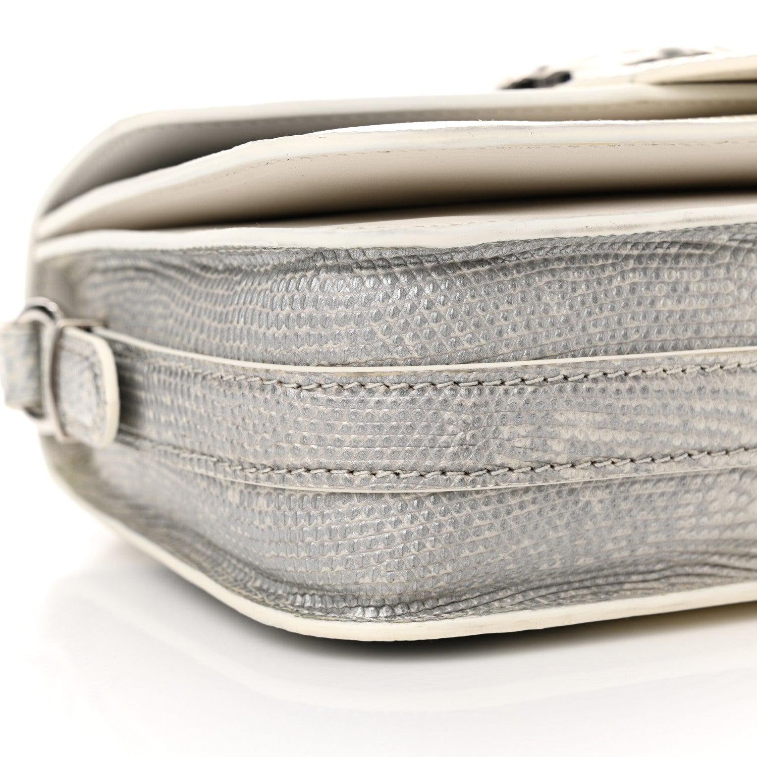 Louis Vuitton Lizard LV Pont 9 White Gray 8 of 9
