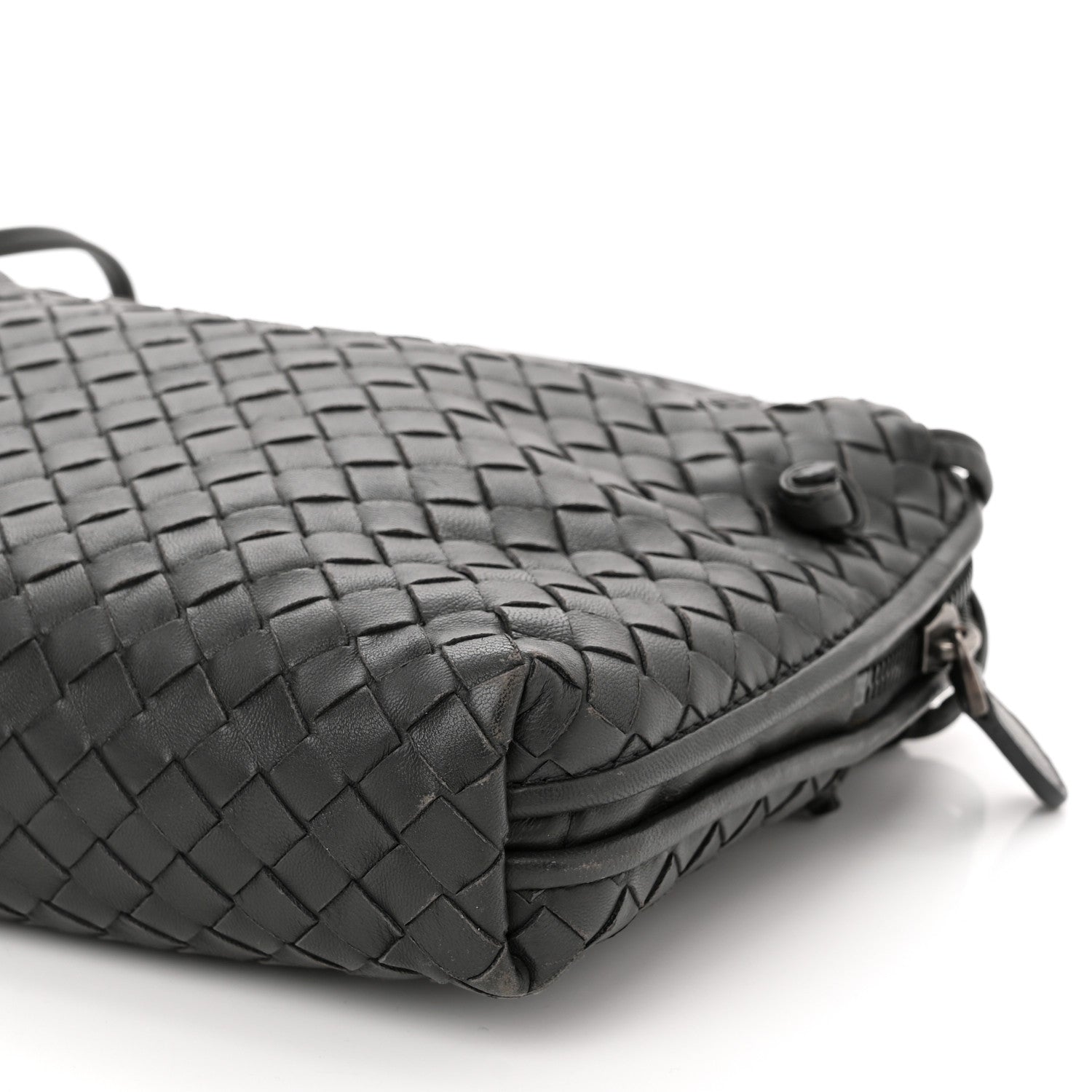 Bottega Veneta Nappa Intrecciato Pillow Crossbody Messenger Light Grey 19 of 24