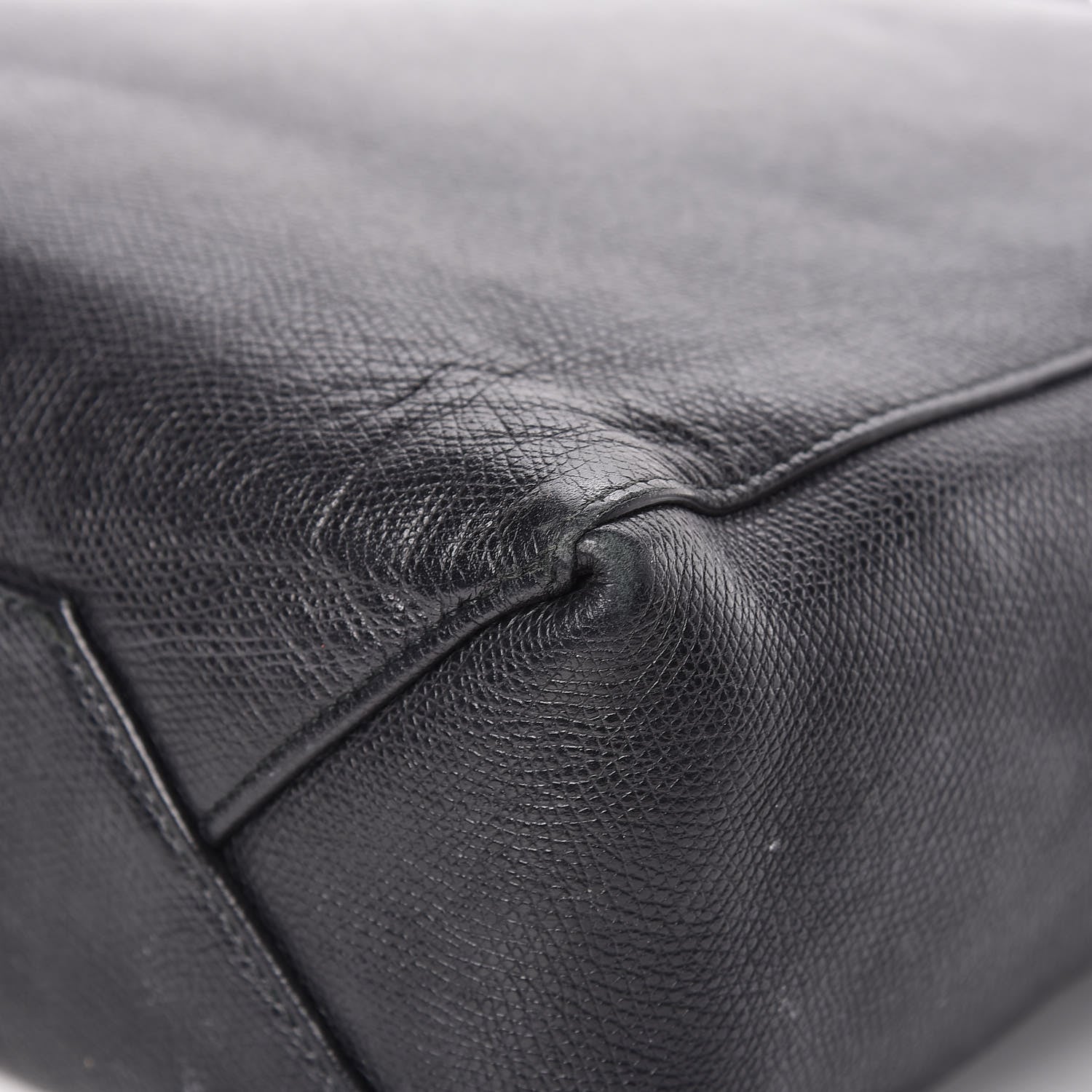 Celine Grained Calfskin Small Vertical Cabas Black 19 of 20