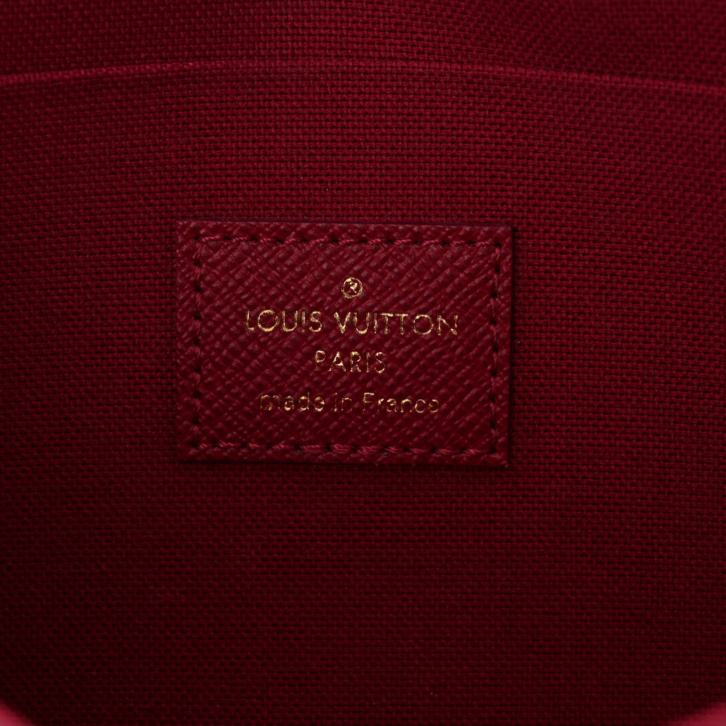 Monogram Pochette Felicie Chain Wallet Fuchsia