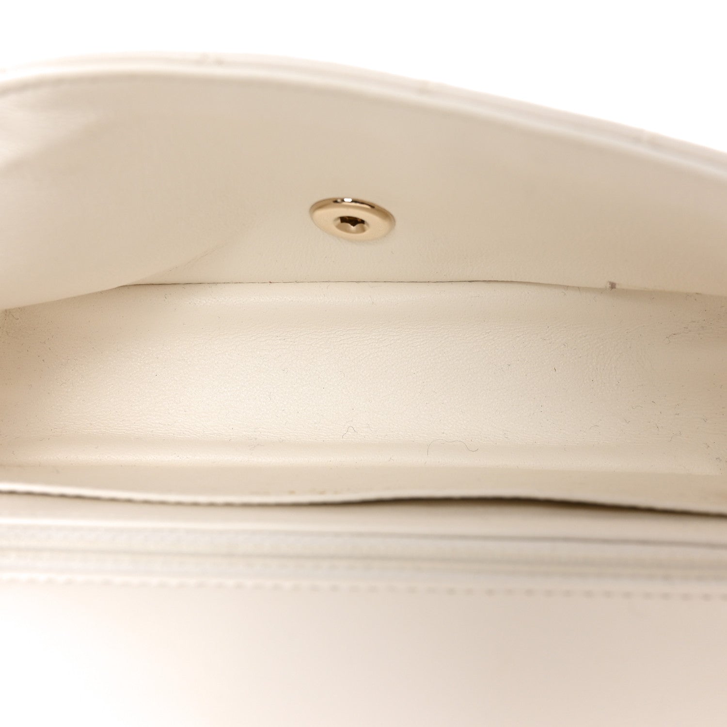 Chanel Lambskin Quilted Mini Rectangular Flap White 5 of 10