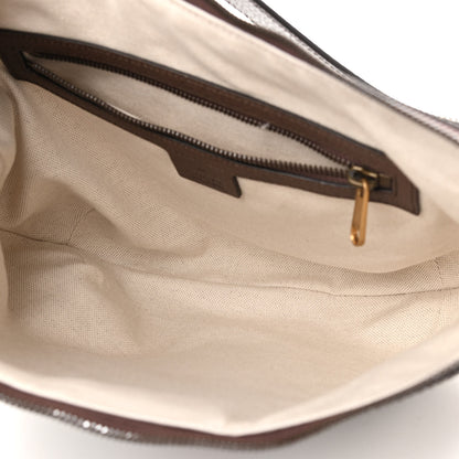Gucci GG Supreme Monogram Web Small Ophidia Half Moon Hobo Brown 5 of 9