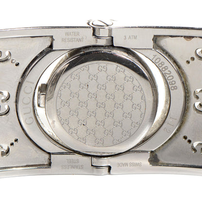 Gucci Stainless Steel Diamond Bezel 23mm Twirl Quartz Watch Brown 4 of 5