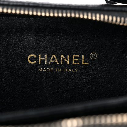 Chanel Caviar Quilted Small CC Filigree Vanity Case Black 16 of 28