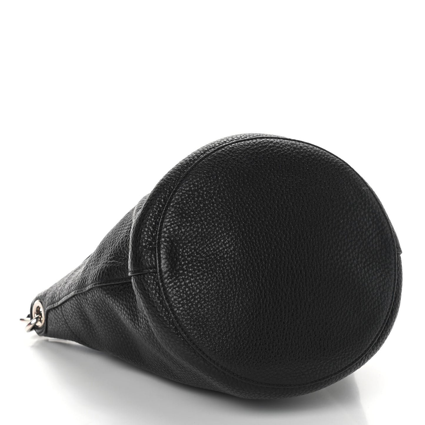 Vitello Daino Bucket Bag Black
