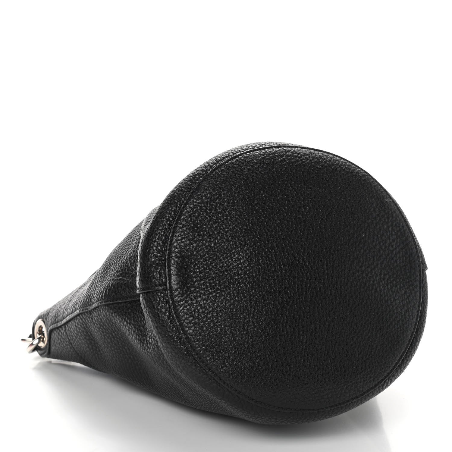 Prada Vitello Daino Bucket Bag Black 3 of 8