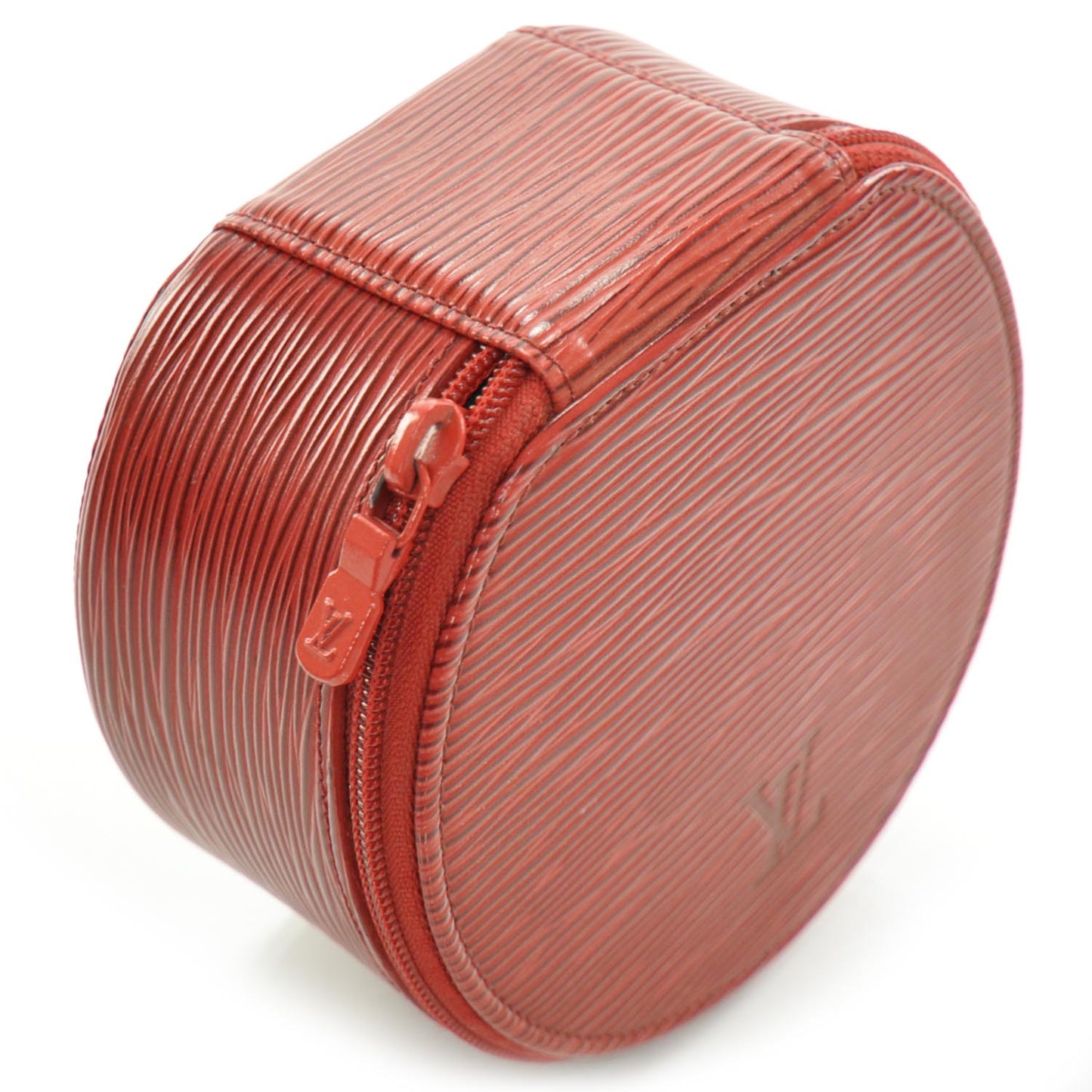 Epi Ecrin Bijoux Jewelry Box 12cm Red