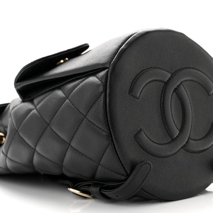 Chanel Caviar Quilted Pockets Backpack Black 8 of 9