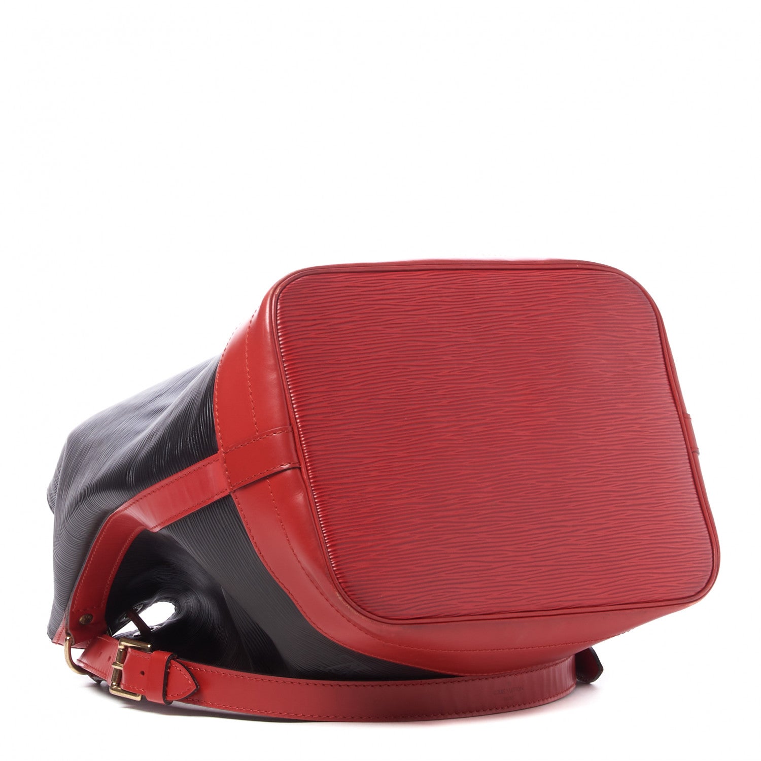 Louis Vuitton Epi Bi-Color Noe Castillan Red Black 4 of 8