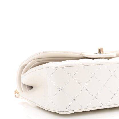 Chanel Caviar Quilted Small Double Flap White 9 of 12