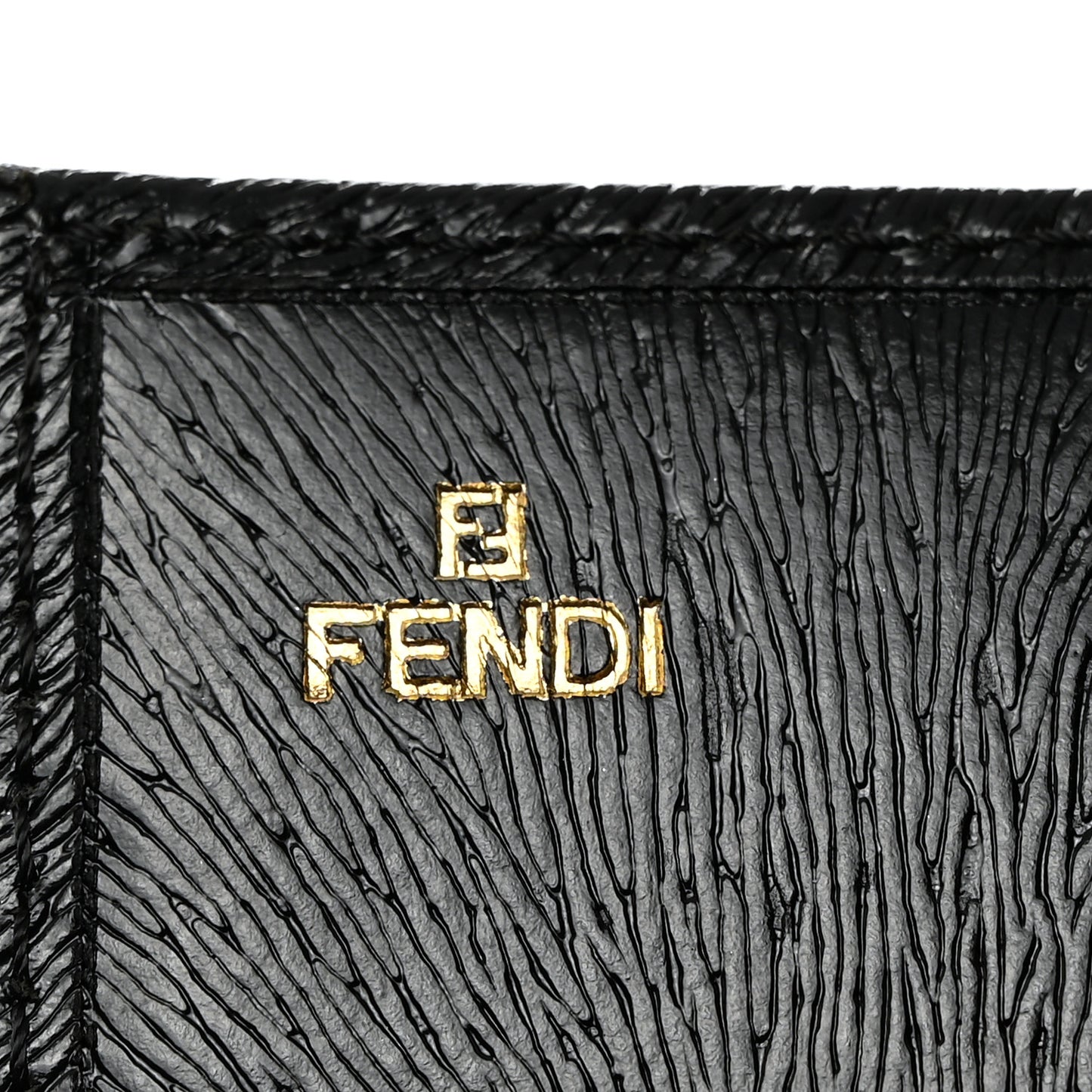 Shiny Calfskin Continental Wallet Black