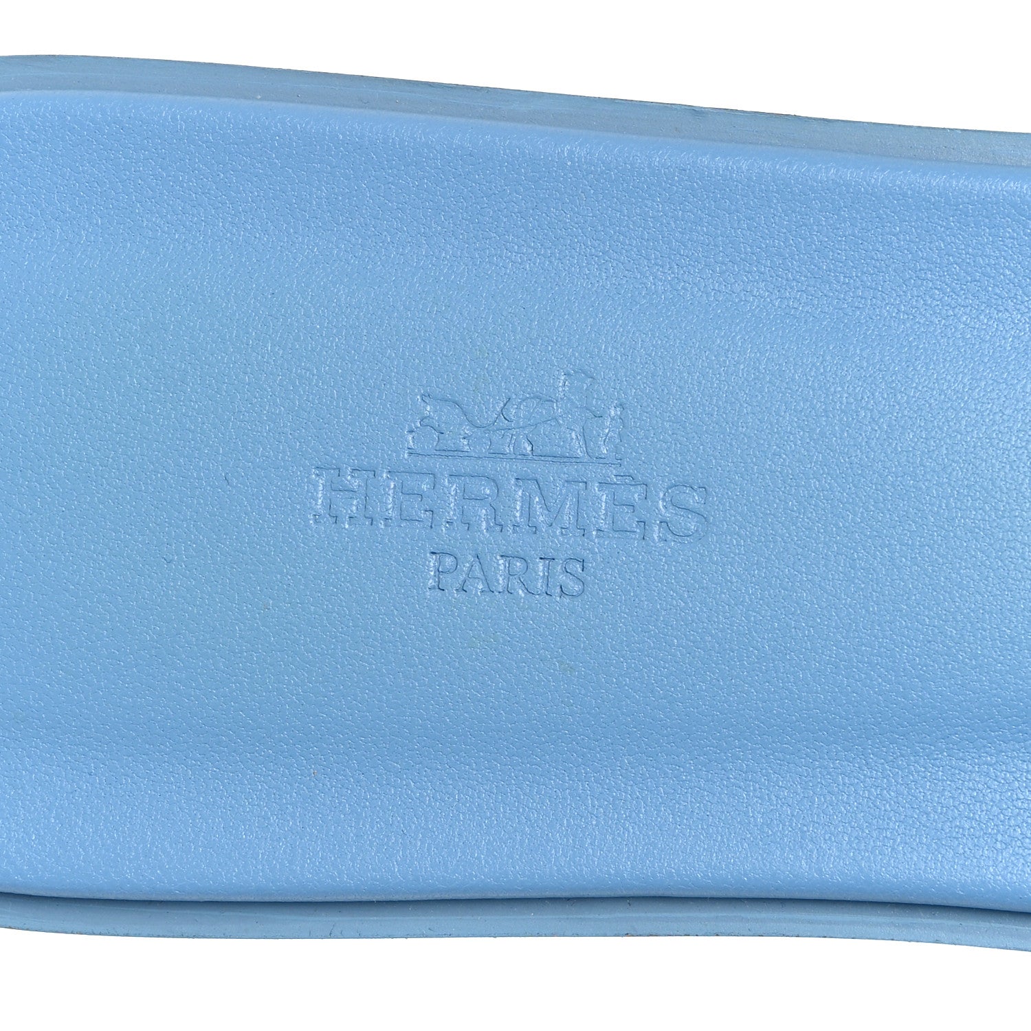 Hermes Box Calfskin Oran Sandals 42 Bleu Cameo 9 of 9