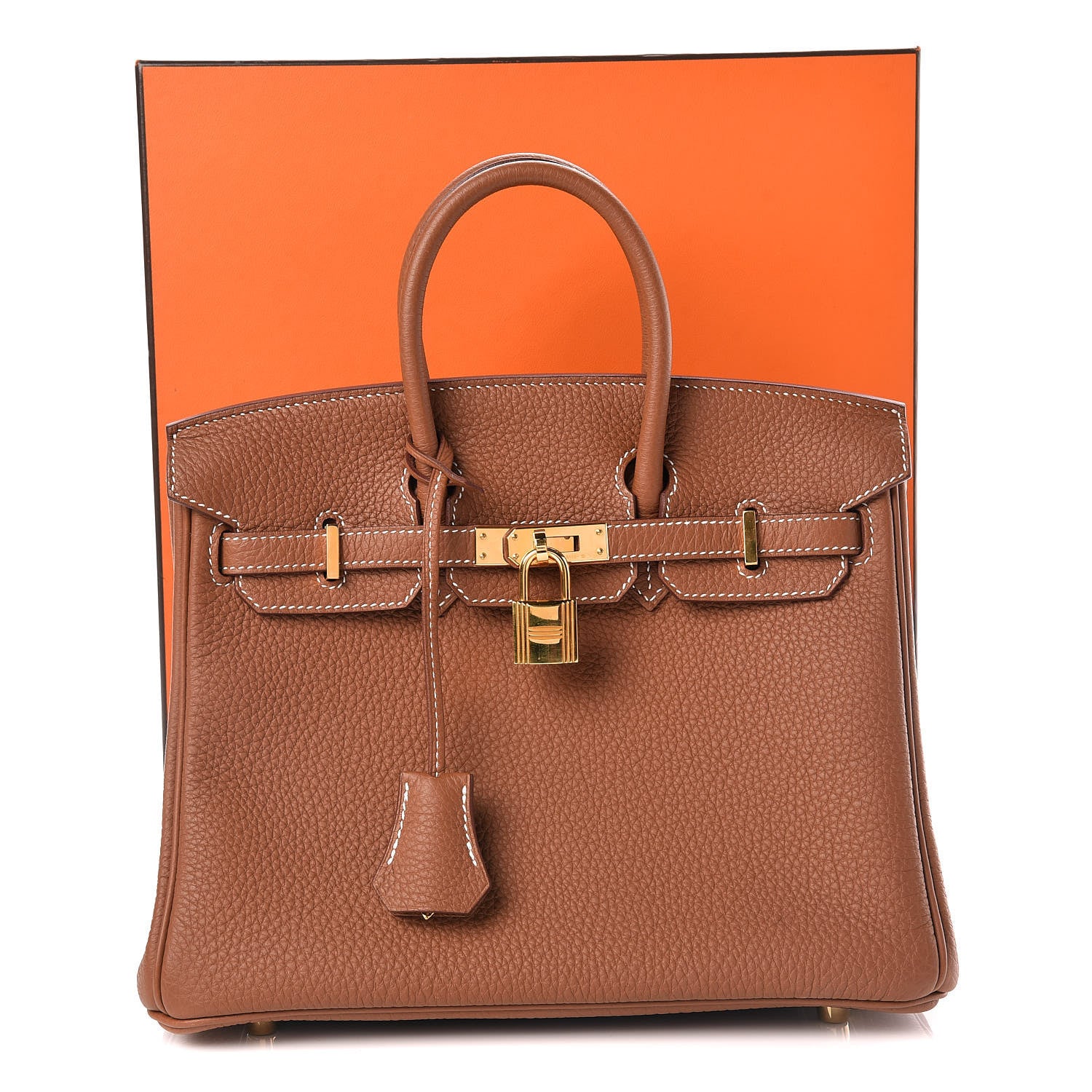 Hermes Togo Birkin 25 Gold 9 of 16