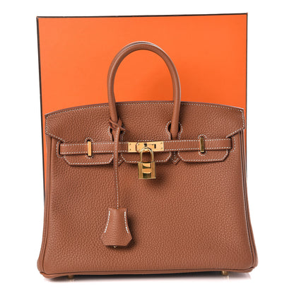 Hermes Togo Birkin 25 Gold 9 of 16