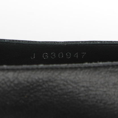 Chanel Buffalo Glitter Bow Ballerina Flats 39.5 Black 7 of 7