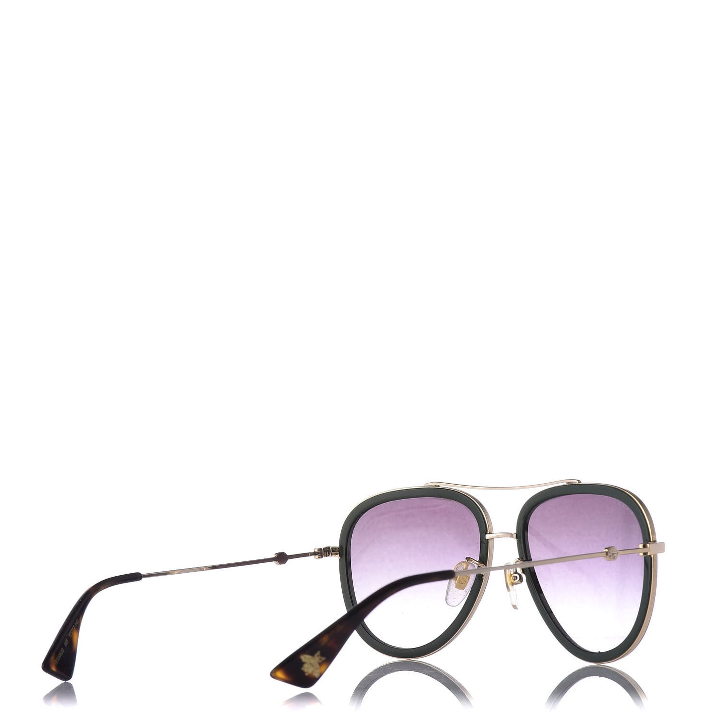 Web Aviator Sunglasses GG0062S Green Red