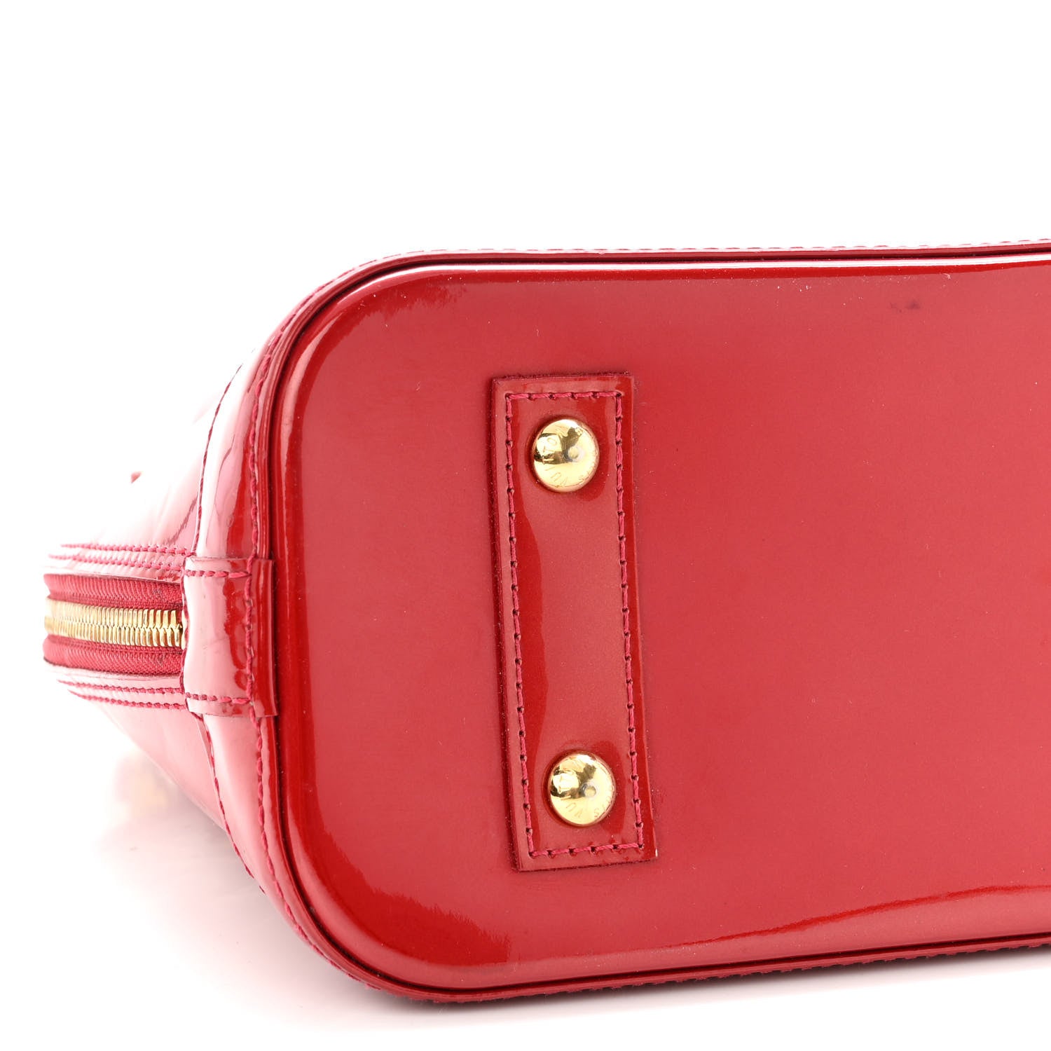 Louis Vuitton Vernis Alma BB Cherry 8 of 10
