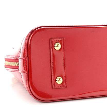 Louis Vuitton Vernis Alma BB Cherry 8 of 10