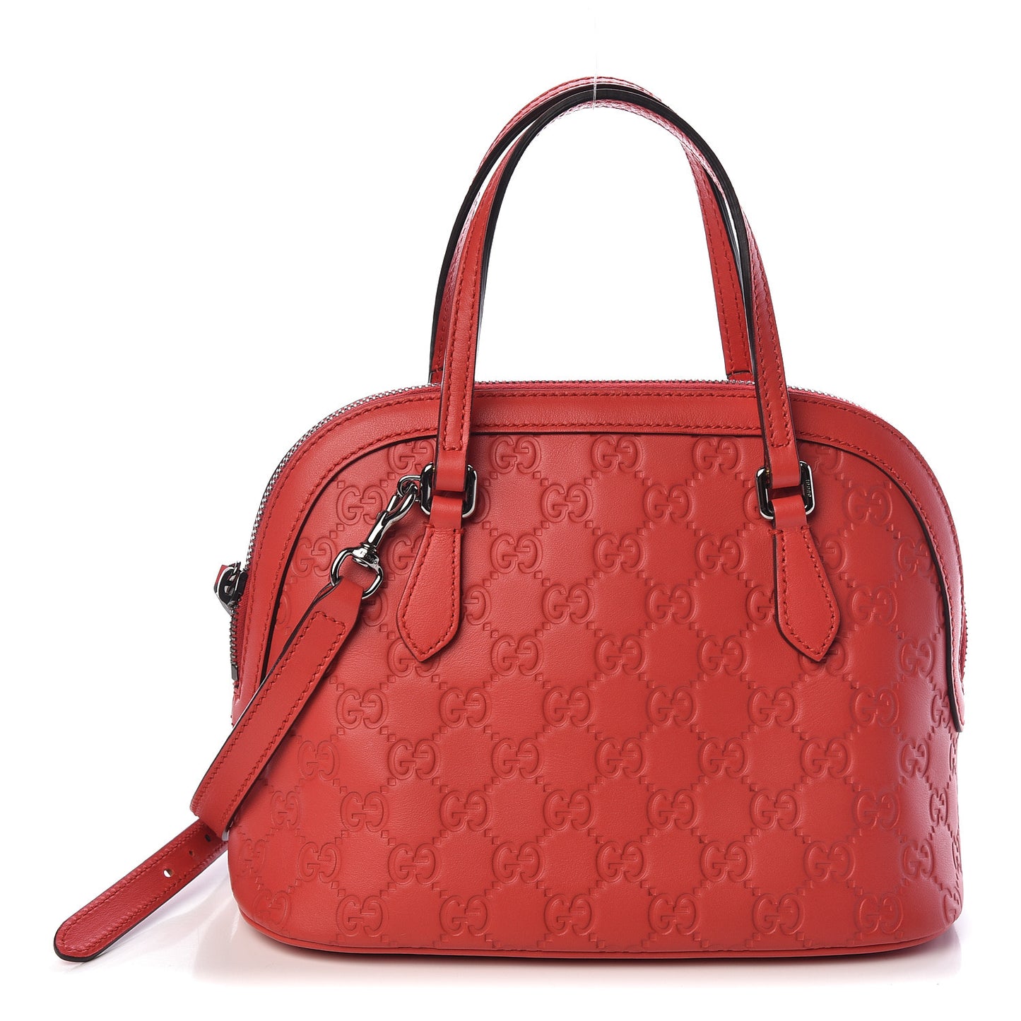 Guccissima Mini Dome Bag Red