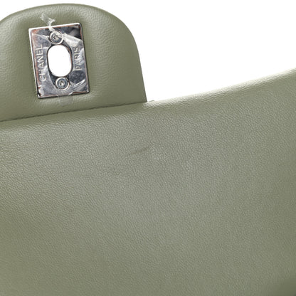 Chanel Lambskin Quilted Mini Rectangular Flap Green 4 of 5