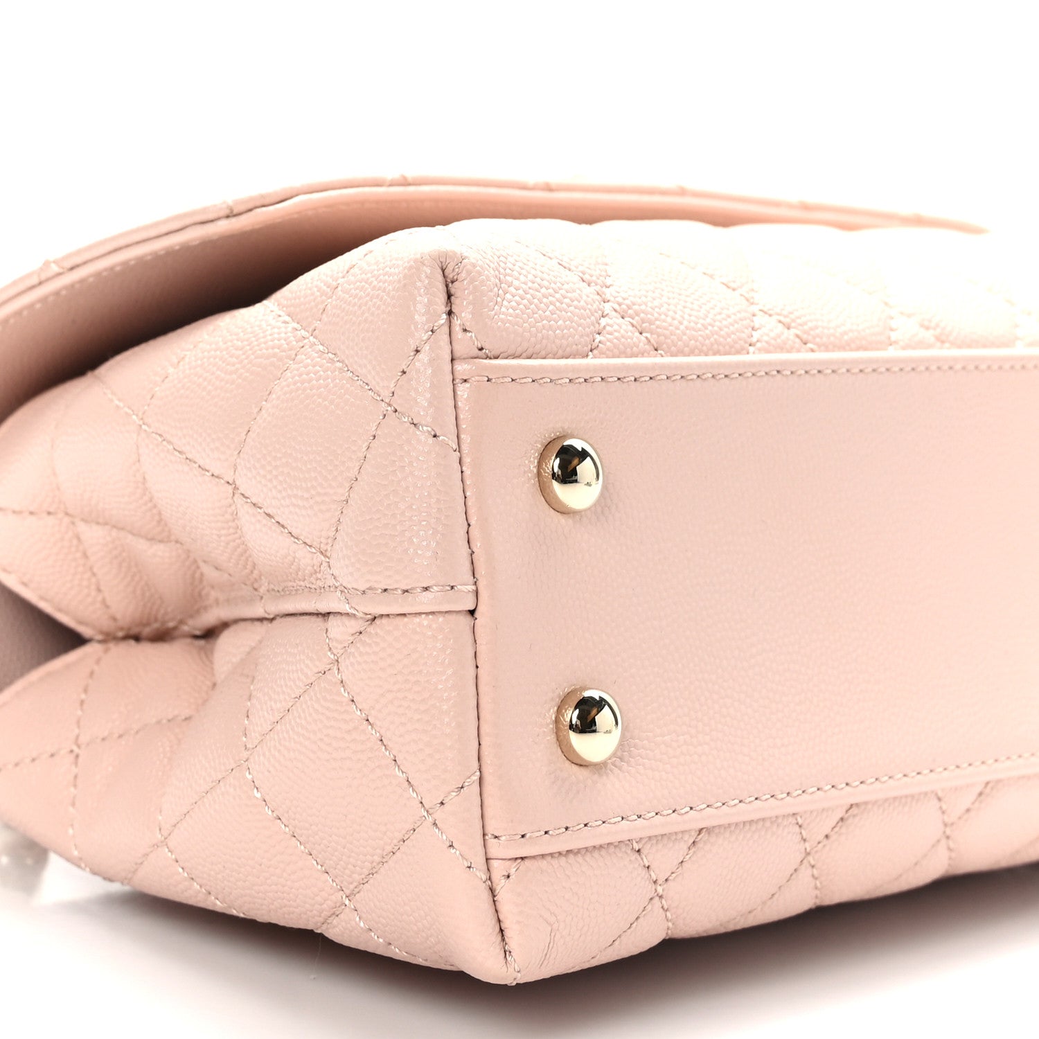 Chanel Caviar Quilted Mini Coco Handle Flap Light Pink 8 of 10
