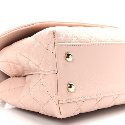 Chanel Caviar Quilted Mini Coco Handle Flap Light Pink 8 of 10