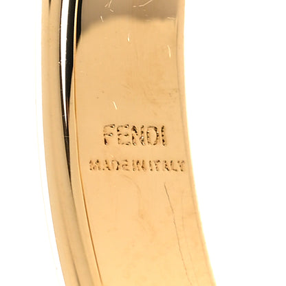 Fendi Metal Crystal F is Fendi Hoop Earrings Gold 4 of 5