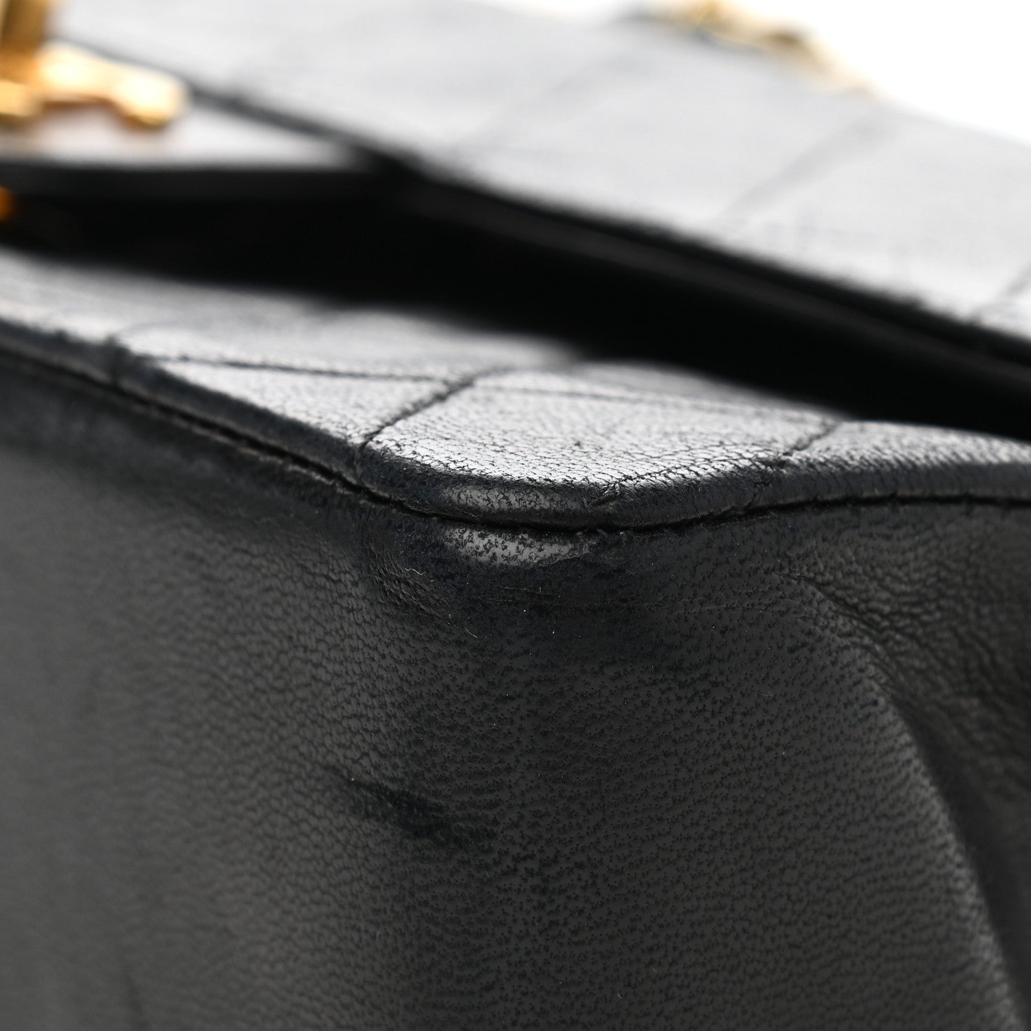 Chanel Lambskin Quilted Medium Double Flap Black 9 of 15