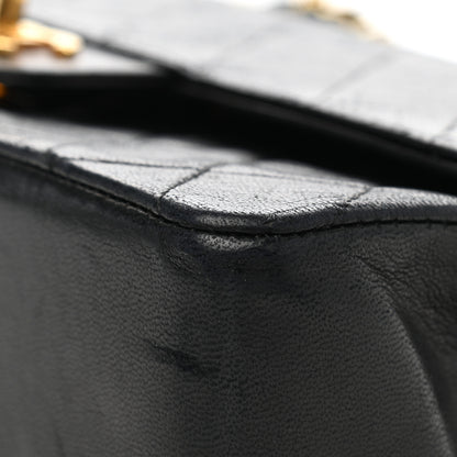 Chanel Lambskin Quilted Medium Double Flap Black 9 of 15