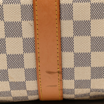 Louis Vuitton Damier Azur Keepall Bandouliere 55 8 of 16