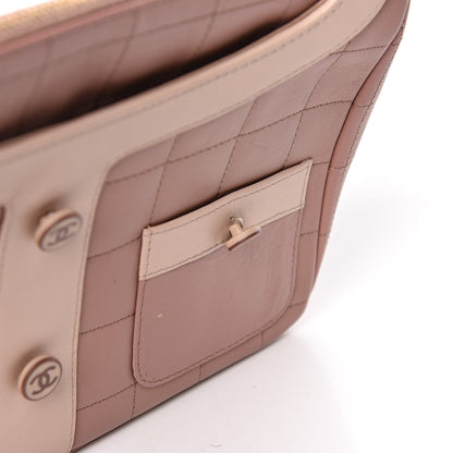 Chanel Calfskin Quilted Small Girl Shoulder Bag Beige 9 of 13