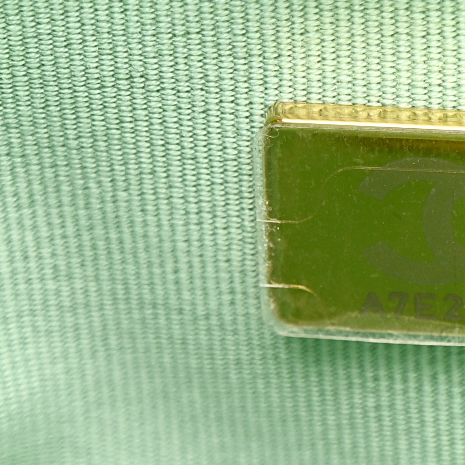 Chanel Shiny Lambskin Quilted Mini 31 Shopping Bag Light Green Light Green 6 of 10