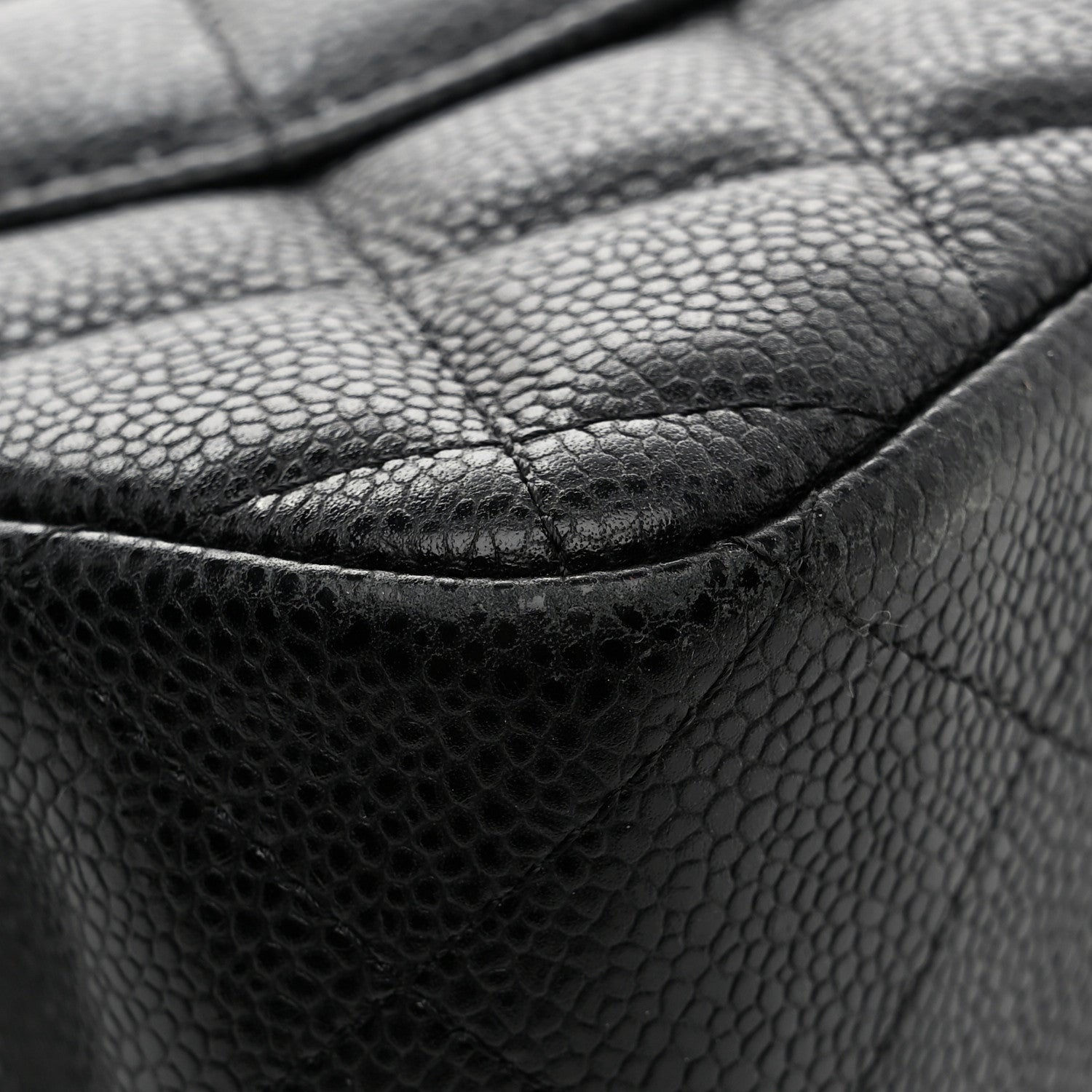 Chanel Caviar Quilted Jumbo Double Flap Black 14 of 14