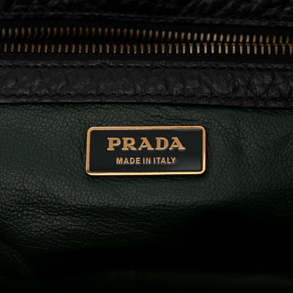 Prada Cervo Berlino Satchel Black 6 of 11