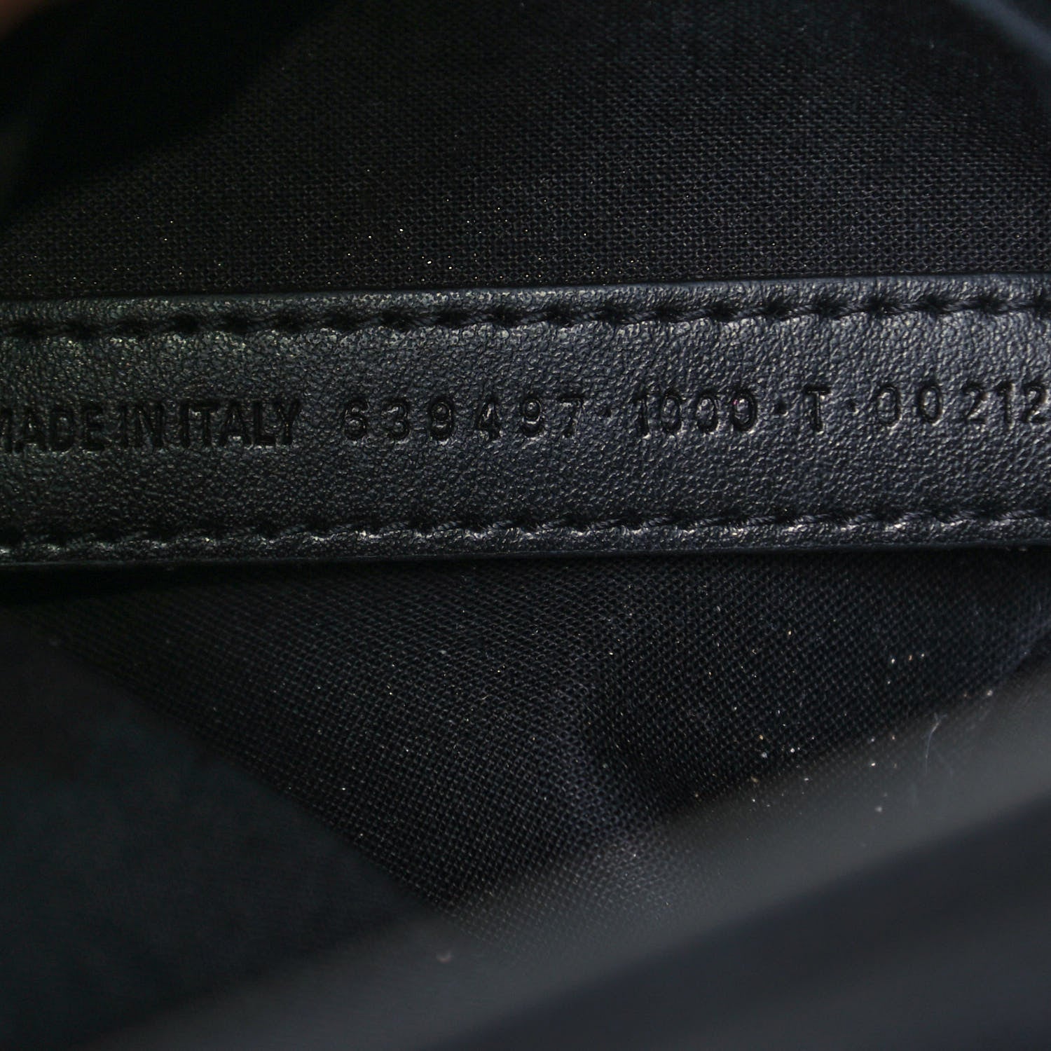 Balenciaga Calfskin Logo Shouder Bag Black 7 of 12
