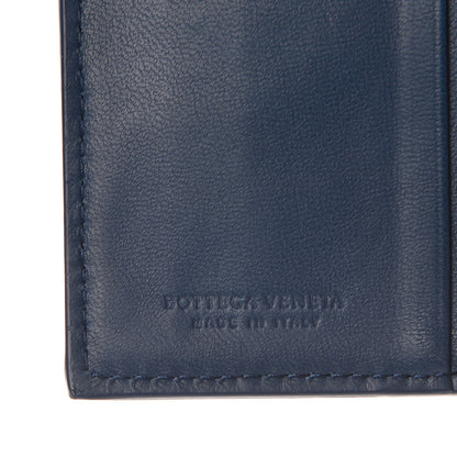Bottega Veneta Nappa Intrecciato French Flap Wallet Baltic Blue 6 of 8